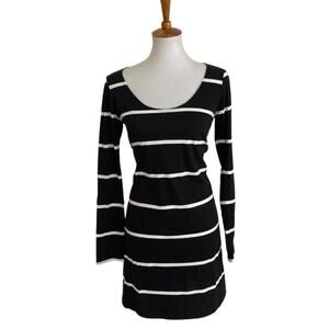 Chance Black & White Cotton Dress/Tunic